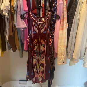 Free People Colorful Sleeveless Dress